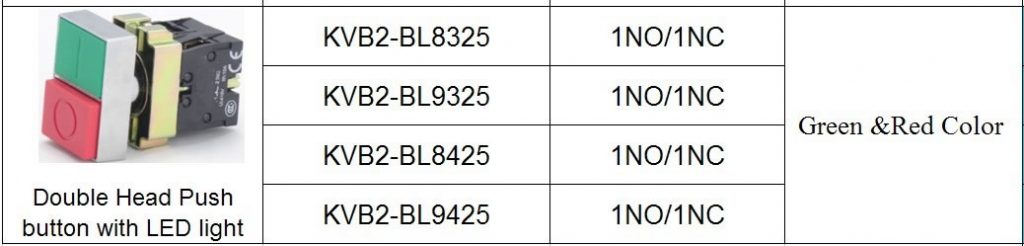 KB2-BL8235,Double button