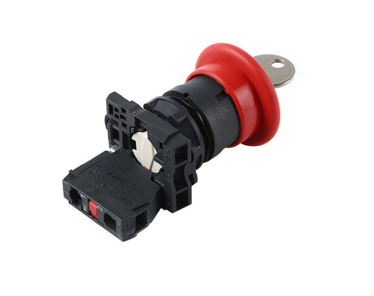 Mushroom head key button