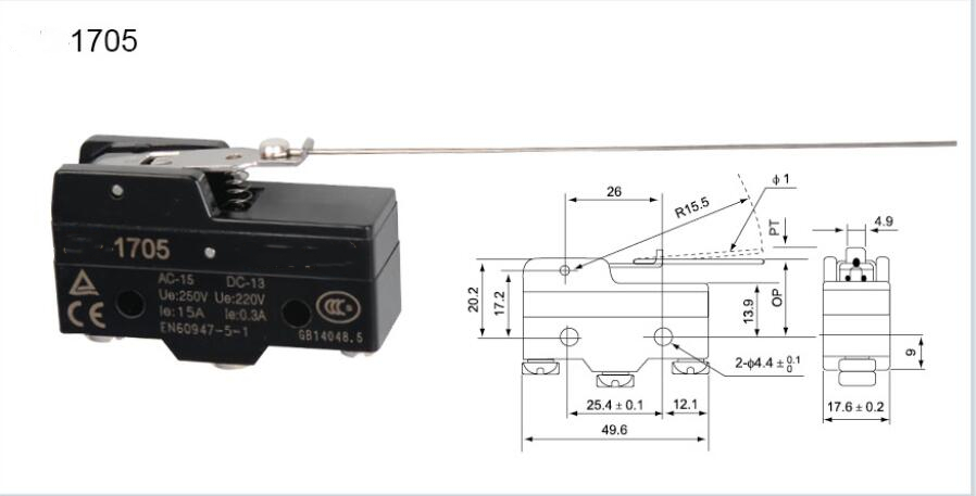 KM-1705 Micro switch