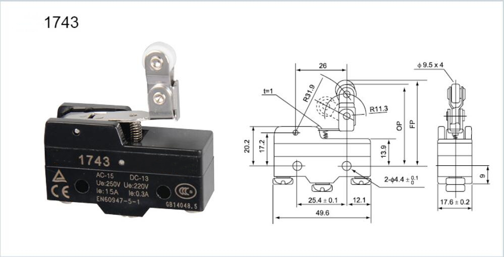 KM-1743 Micro switch