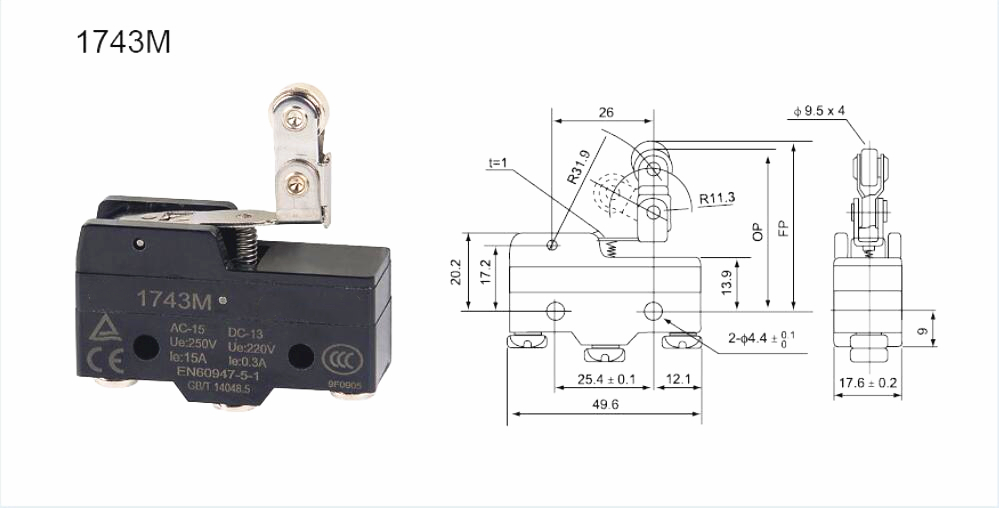 KM-1743M Micro switch