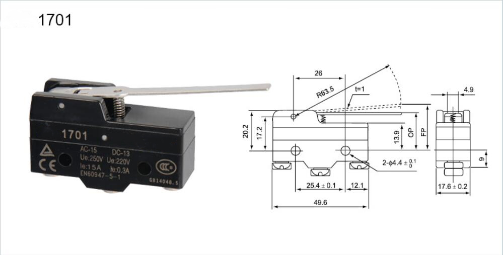 KM-1701 Micro switch