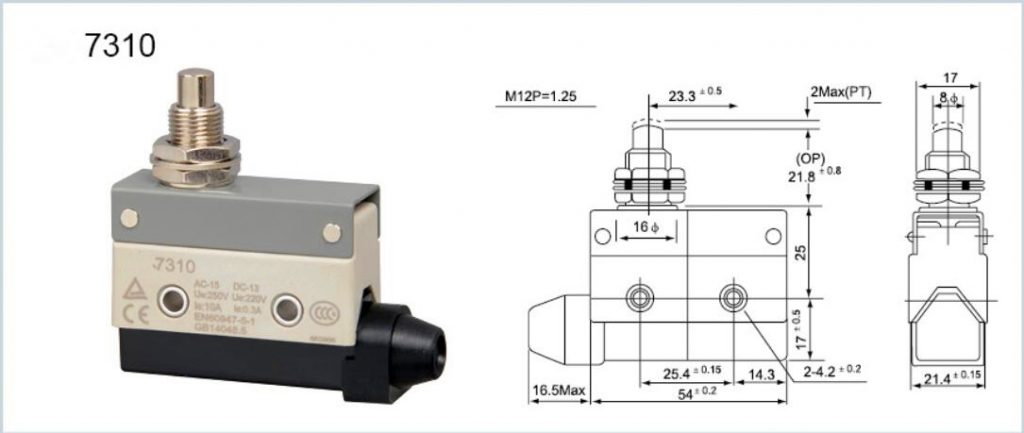 KZ-7310 Horizontal Limit Switch