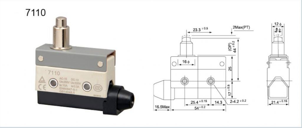 kZ-7110  Horizontal Limit Switch