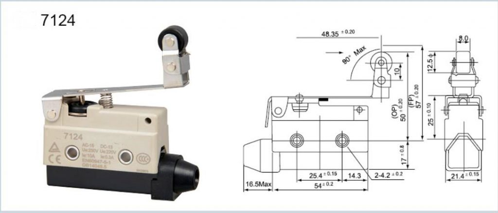 KZ-7124 Horizontal Limit Switch