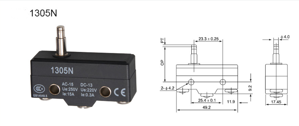 KM-1305N,Micro switch
