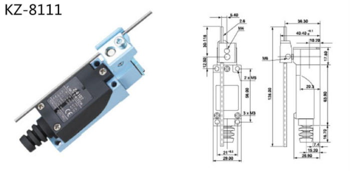 KZ-8107N Vertical Limit Switch